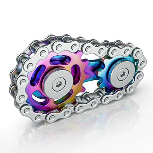 Chain Linkage Fidget Toy Stainless Steel Metal Sprocket