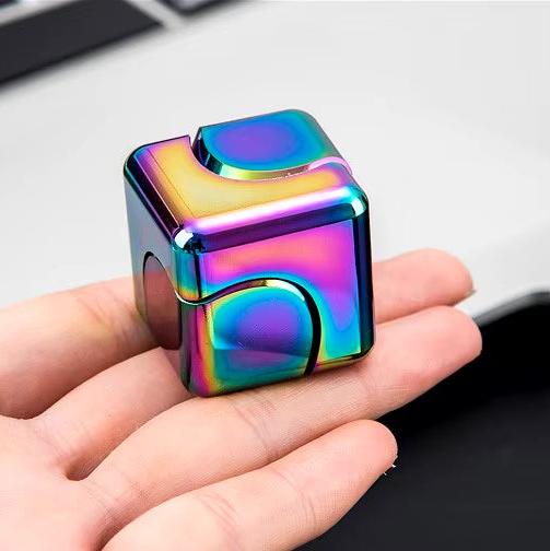 Metal Rotating Fingertip Fidget Cube